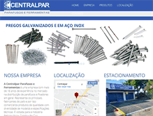 Tablet Screenshot of centralparba.com.br